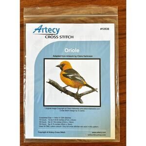 Artecy #12536 ORIOLE Counted Cross Stitch Pattern